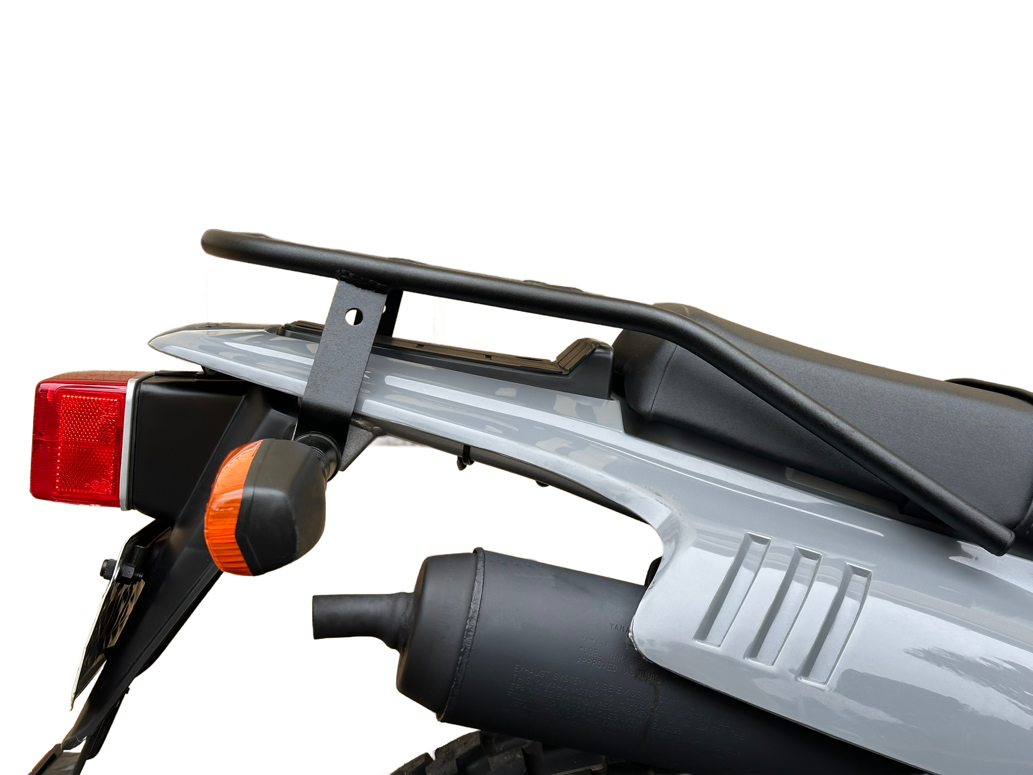 Yamaha TW200 rear luggage rack side