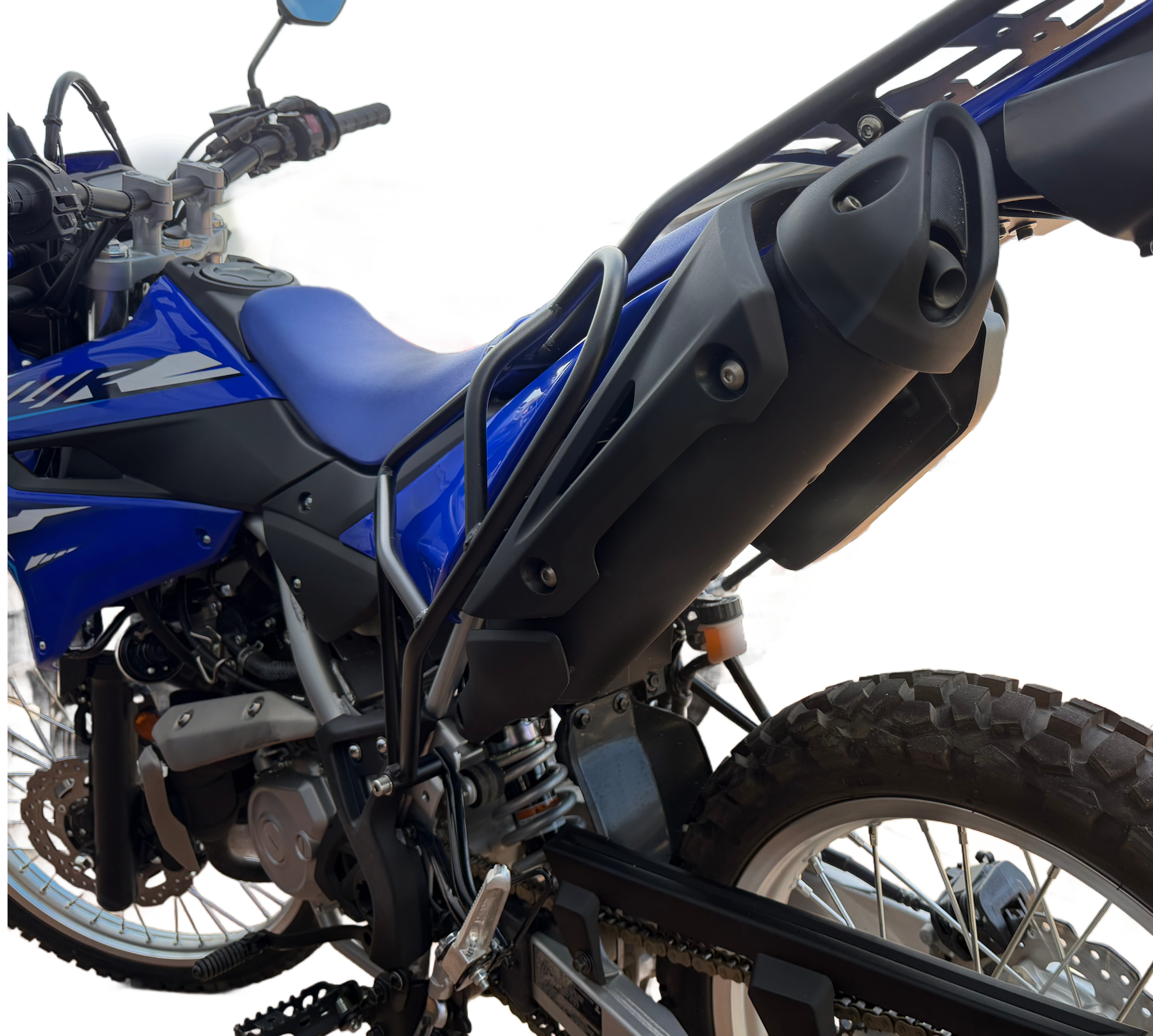 WR125r side luggage racks 2