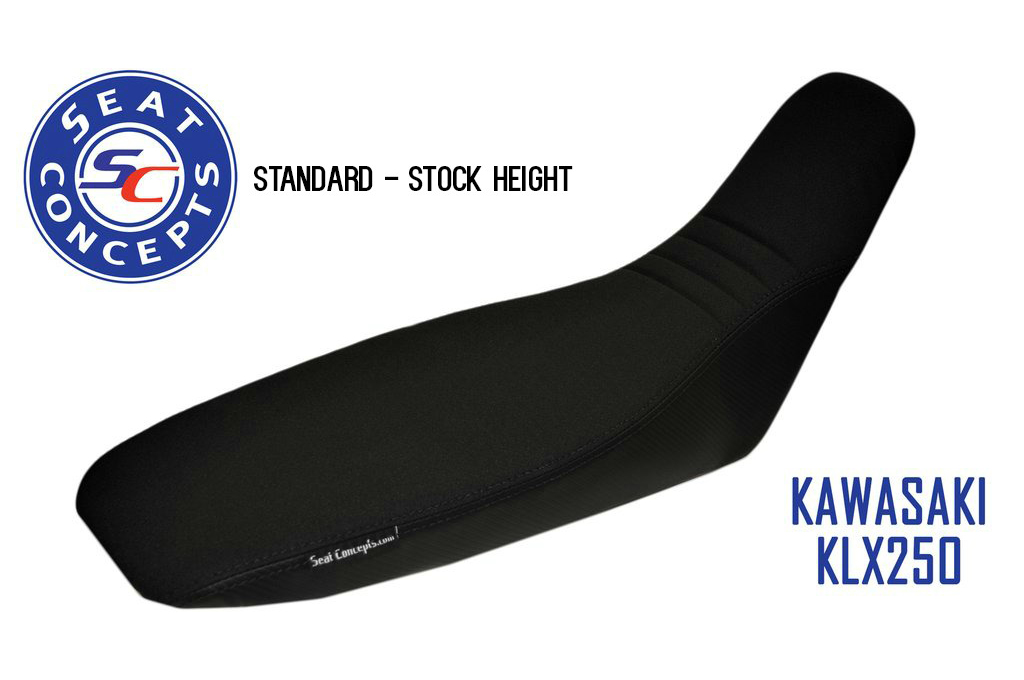 klx250 seat concepts carbon fiber gripper top standard