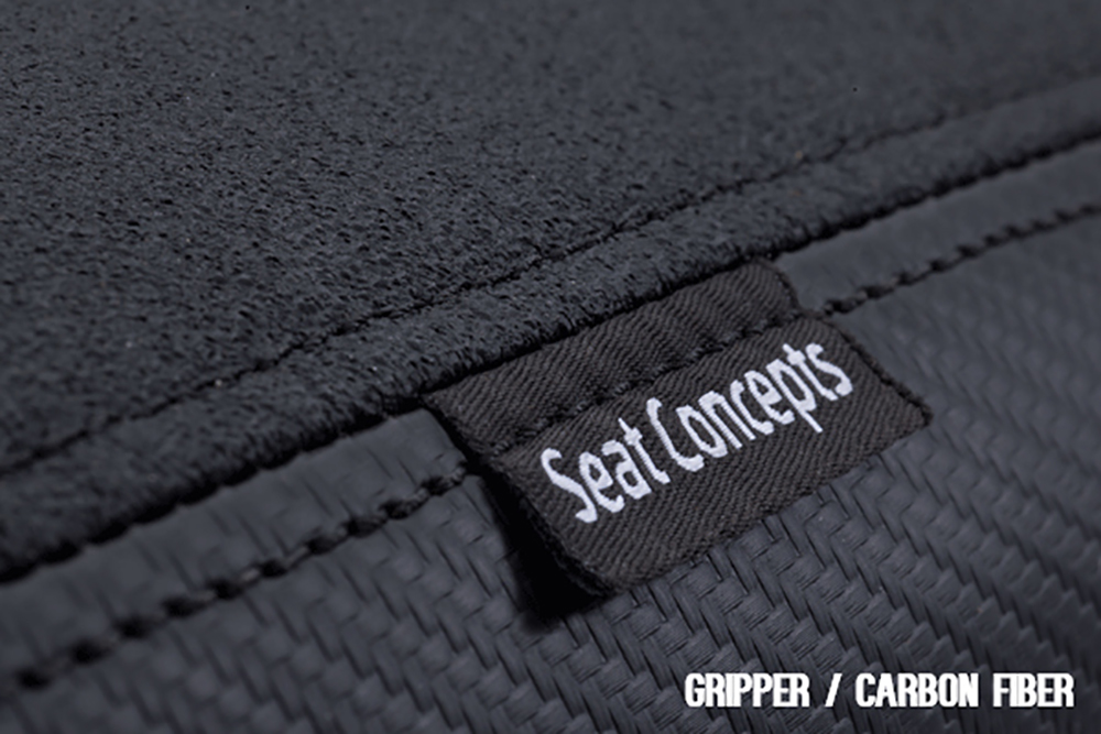 Seat Concepts Black Carbon Fiber with Gripper Top