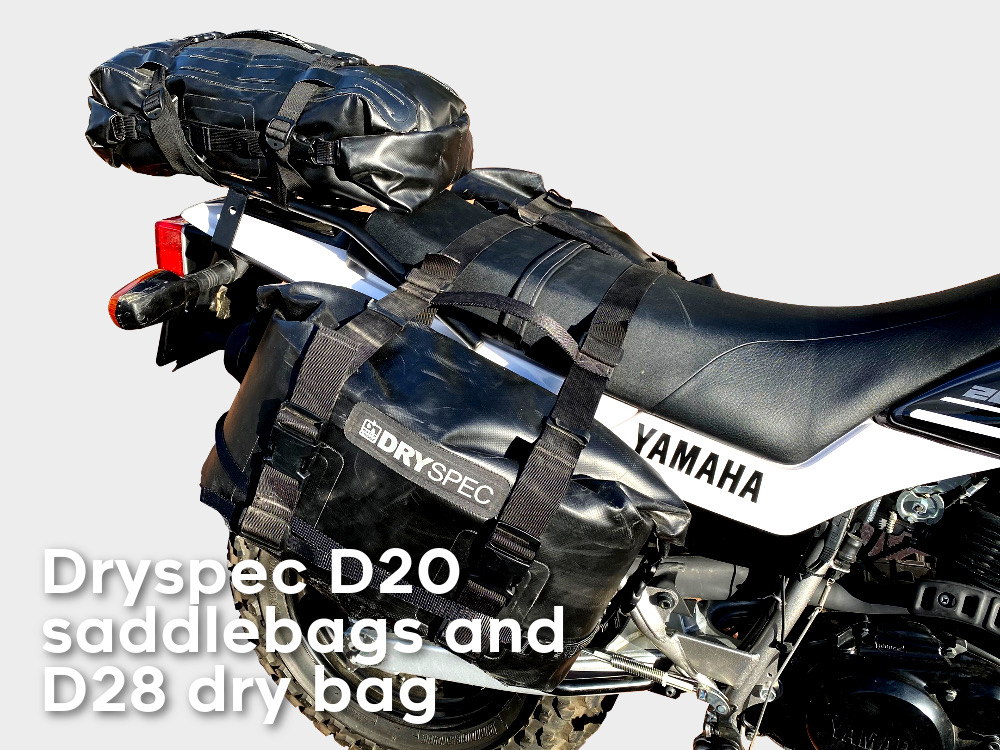 Yamaha TW200 rear luggage rack dry spec