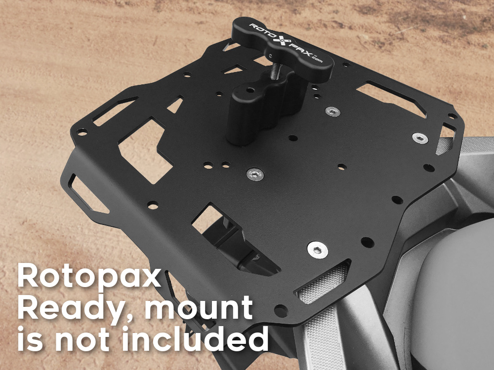 versys-x 300 rear luggage rack rotopax mount