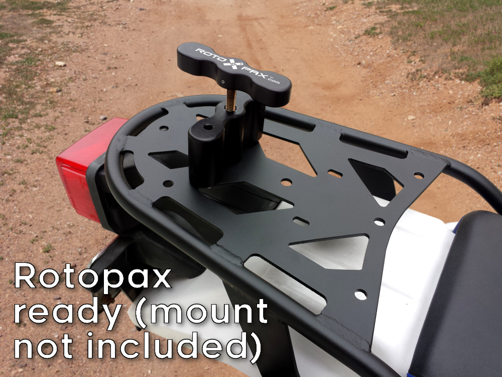 xt225 serow rear luggage rack rotopax mount
